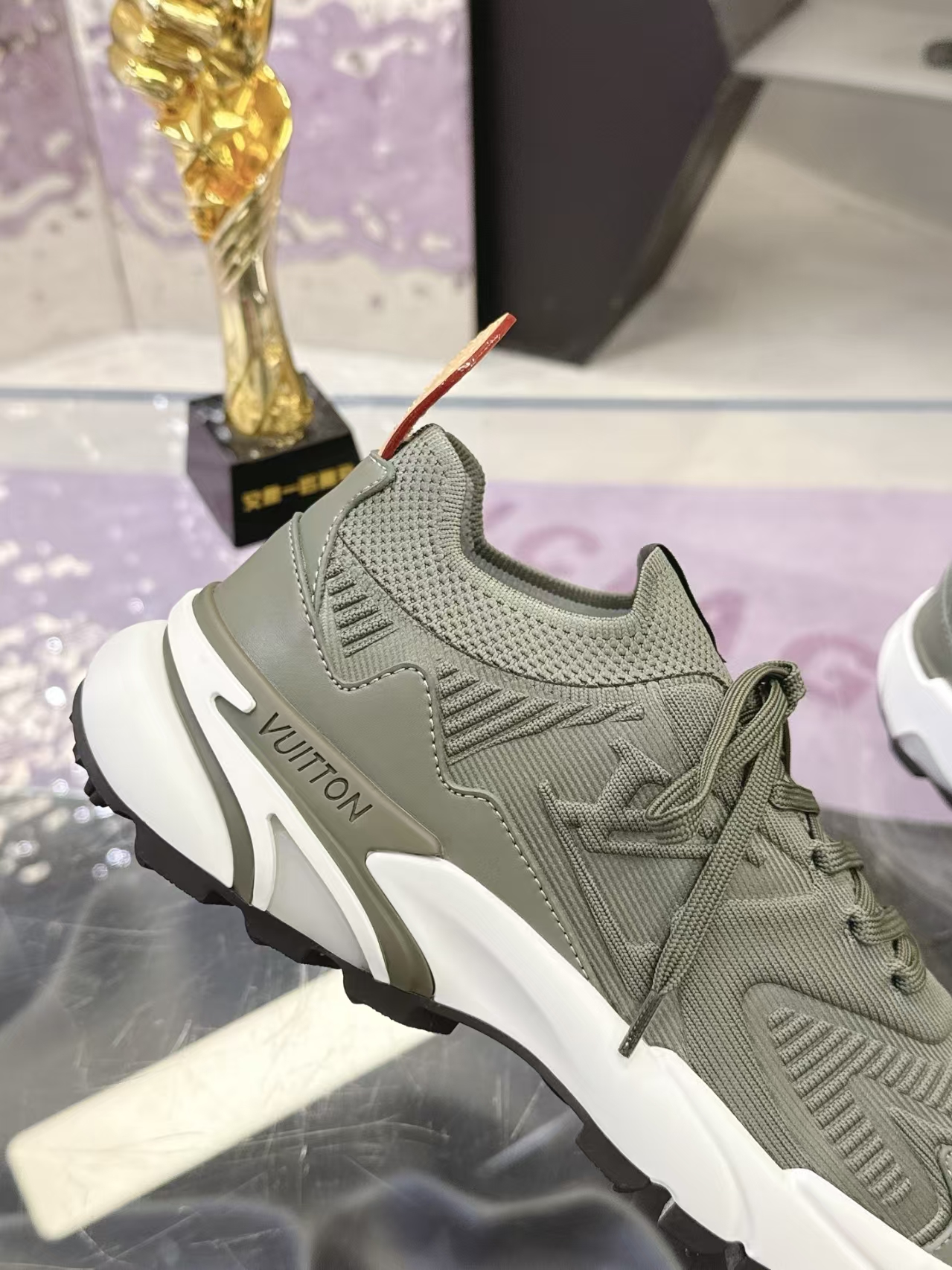 Louis Vuitton Runner Tatic Sneakers in Green | Platform Sole