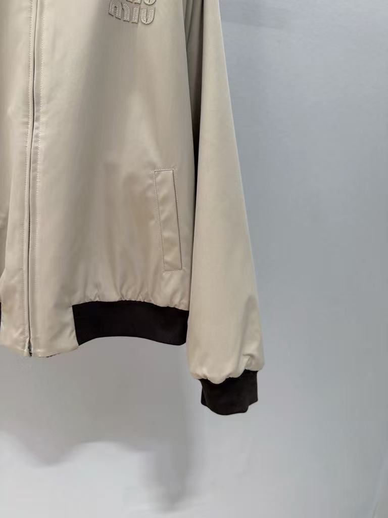 MIUIMUI Double-Sided Bird-Feather Pattern Jacket