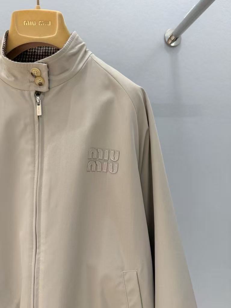 MIUIMUI Double-Sided Bird-Feather Pattern Jacket