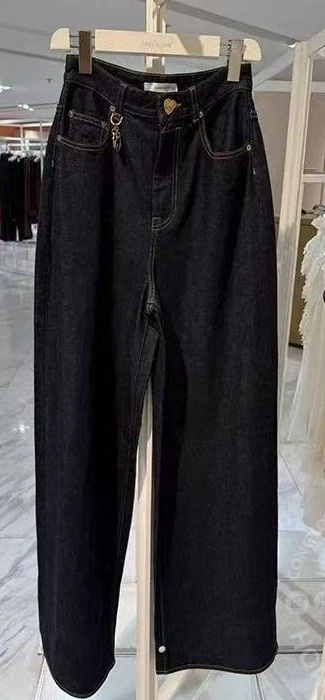 AUTH ZIMMER MANN Crush Straight Jean Night Sky 24-30