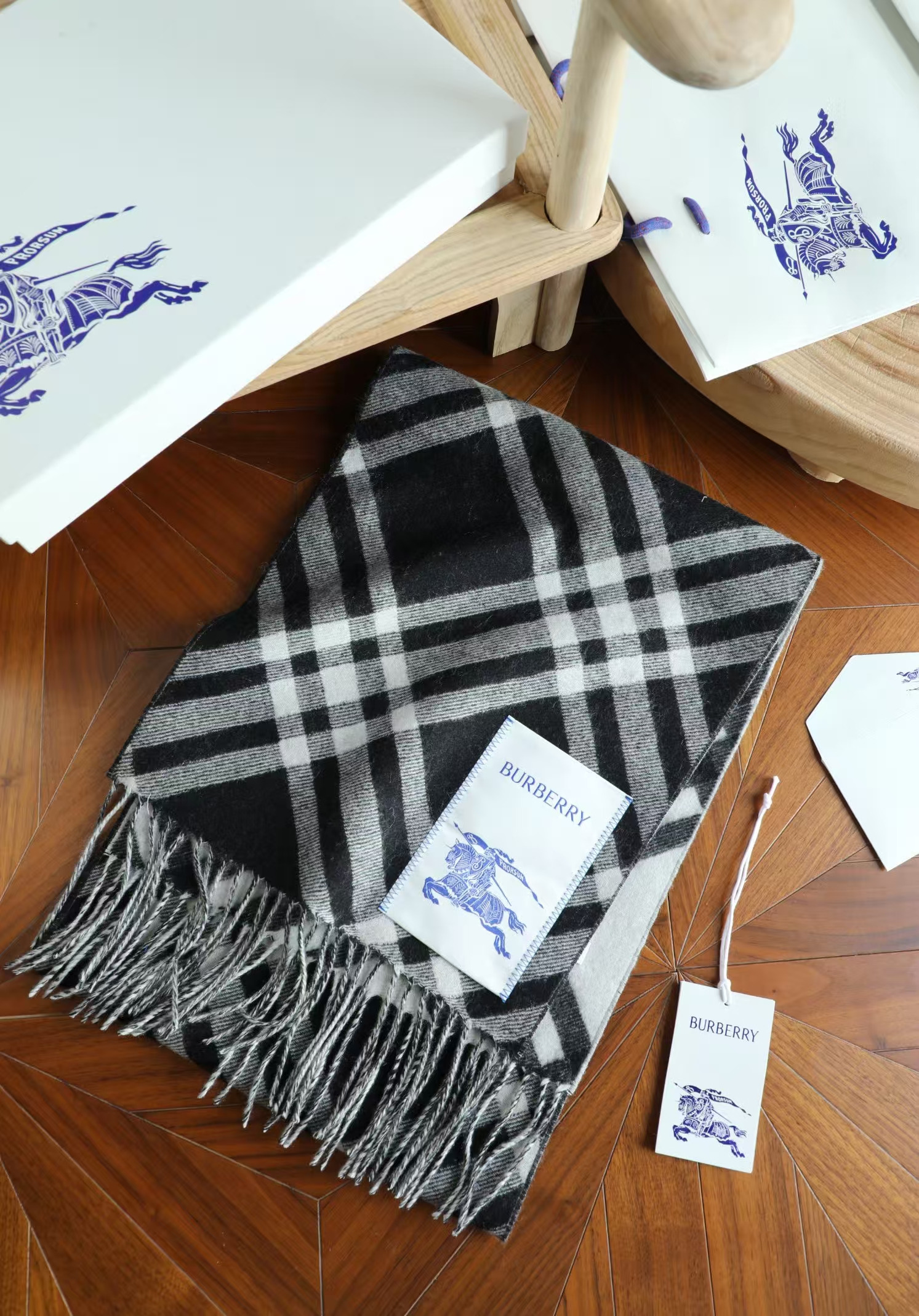 Burberry Reversible Cashmere Scarf