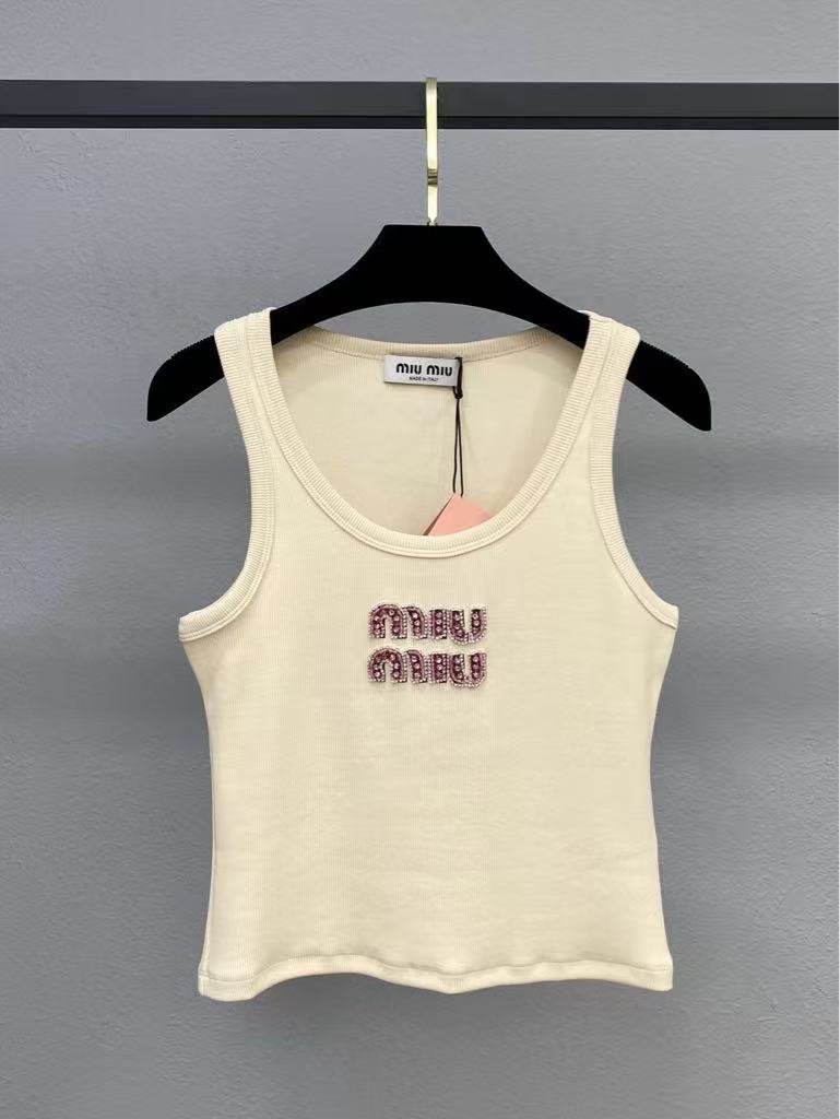 MIUMIU Ribbed Knit Vest