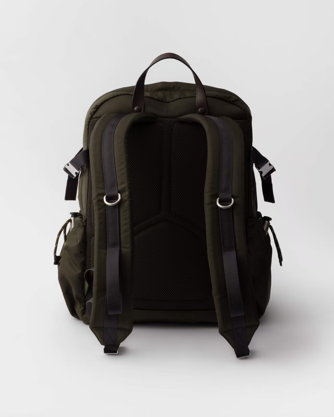 Prada Speedrock Camo Green Re-Nylon & Leather Technical Backpack - Urban Outdoor Style