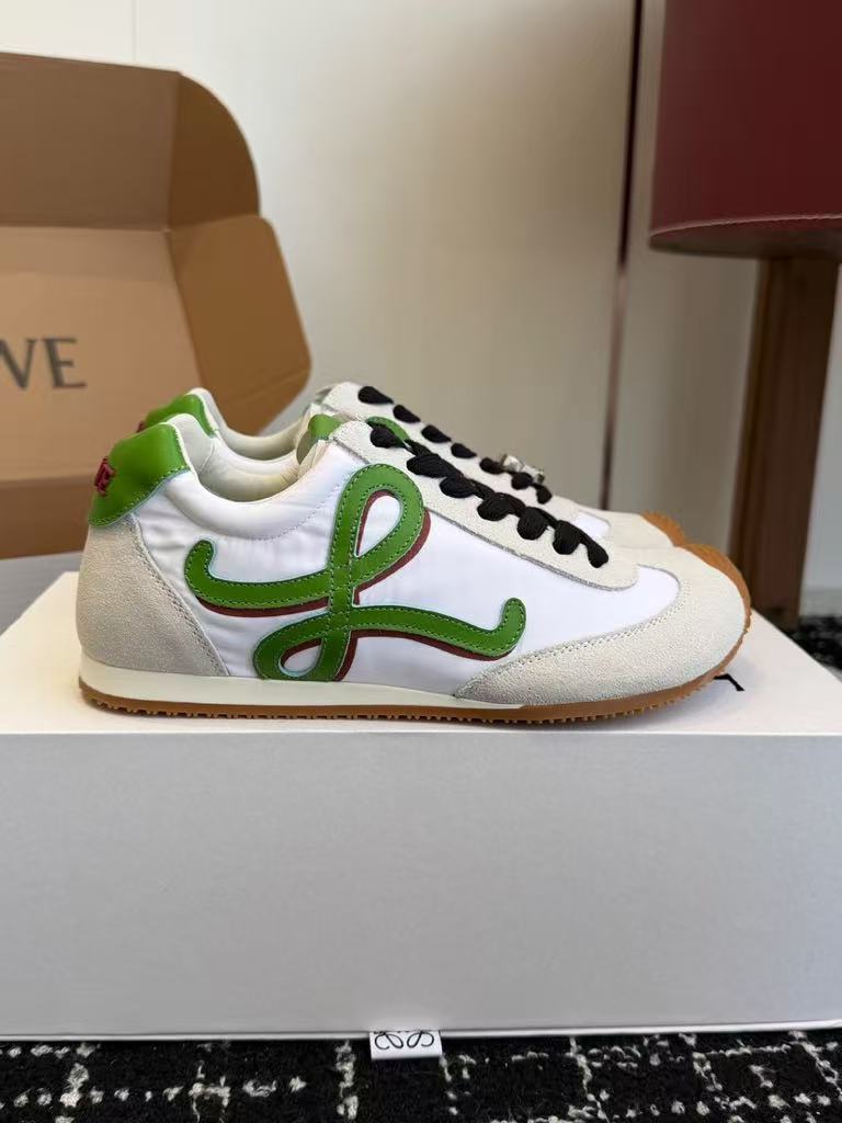 LOEWE Nylon and cowhide Ballet Runner 2.0 women's sports shoes