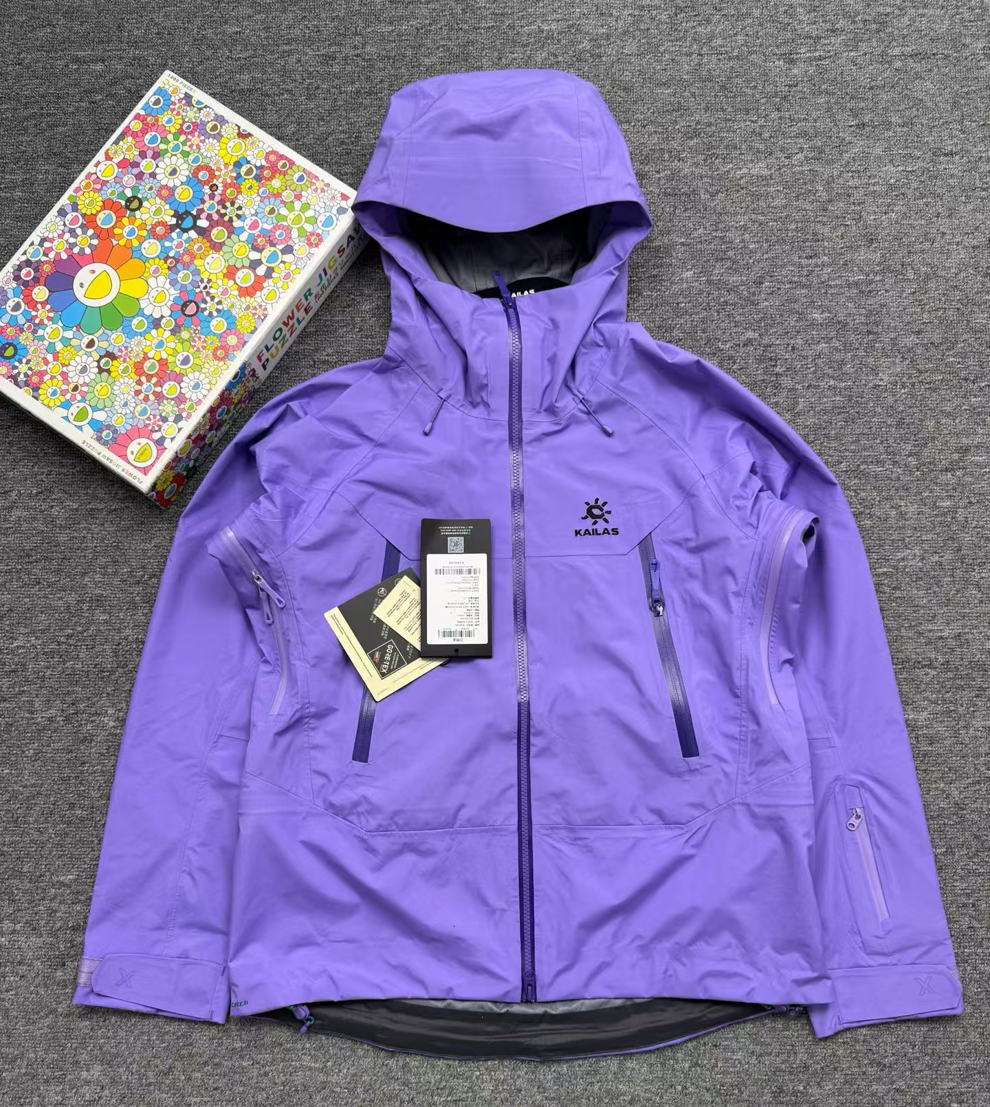 KAILAS MONT-X GORE-TEX® Pro Waterproof Jacket for Mountaineering in Summit Purple