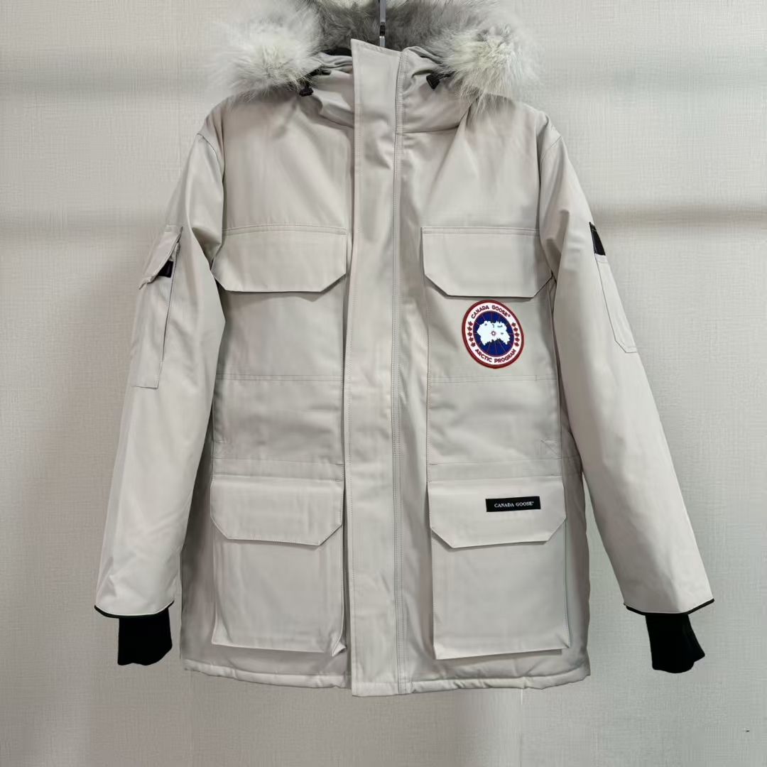 Canada Goose Expedition 4660MA Parka in Oatmeal - 19FW TEI 5 Extreme Cold Weather Down Jacket