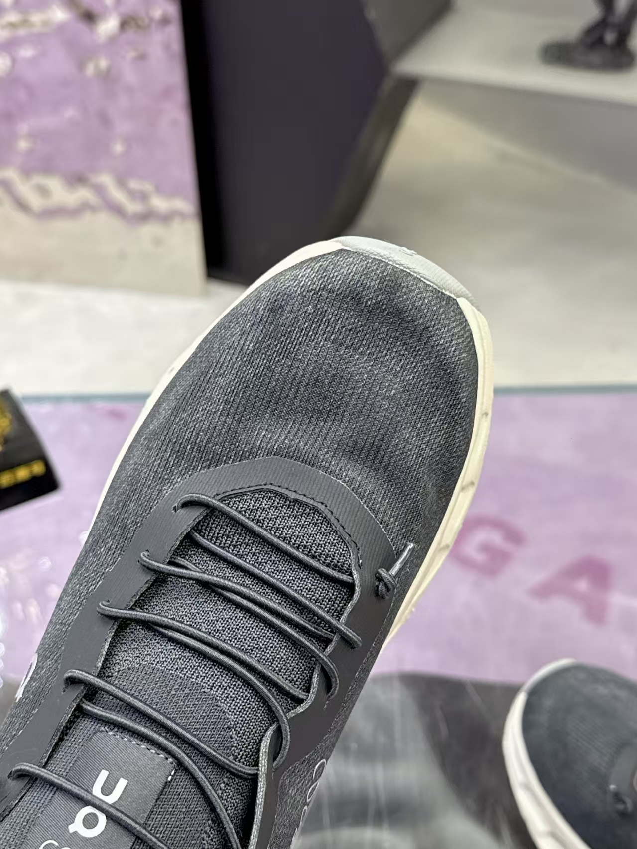 LOEWE On CloudTilt Sneakers in Charcoal Grey | Comfort Runner