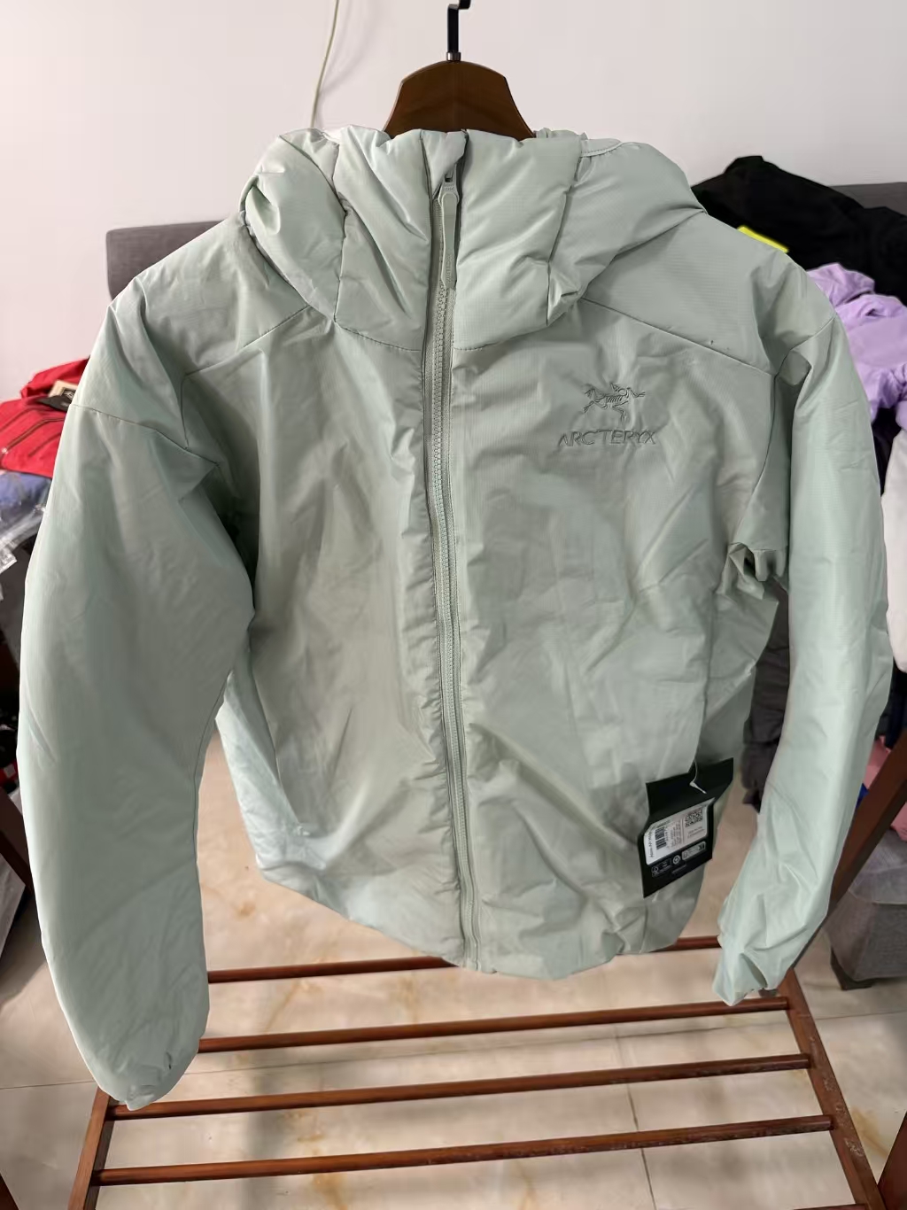 Arc'teryx Atom LT Hoody in Mint Green - Lightweight Synthetic Insulated Jacket for Outdoor