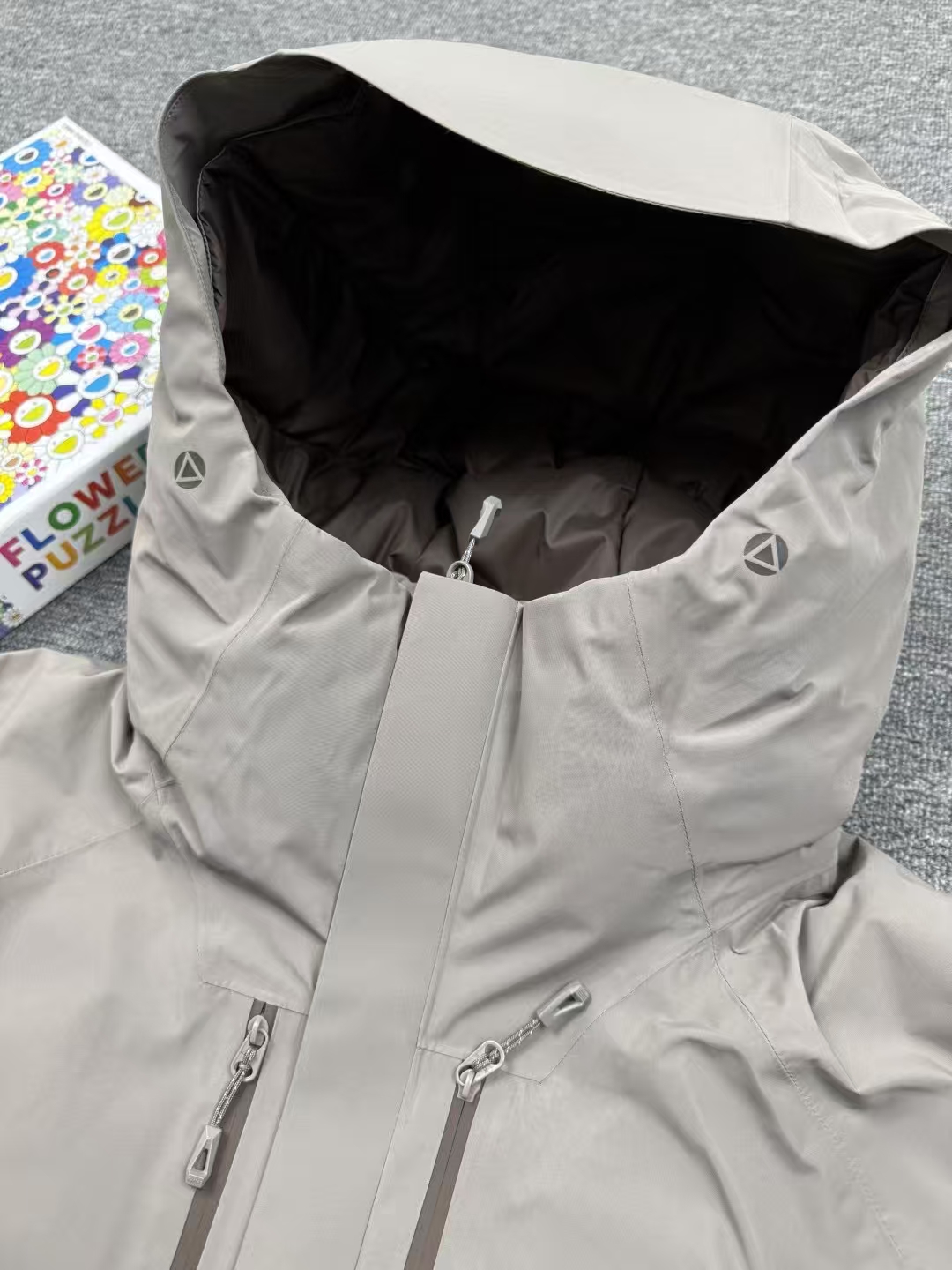 KAILAS Men's All-Terrain Shielded Down Jacket for Hiking - Stone Brown