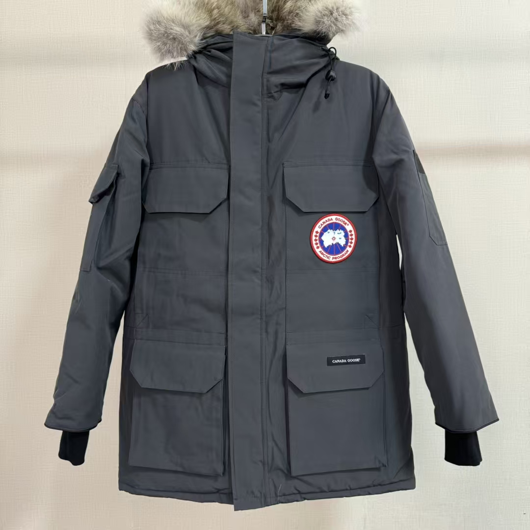 Canada Goose Expedition 4660MA Parka in Granite Grey - 19FW TEI 5 Extreme Cold Weather Down Jacket