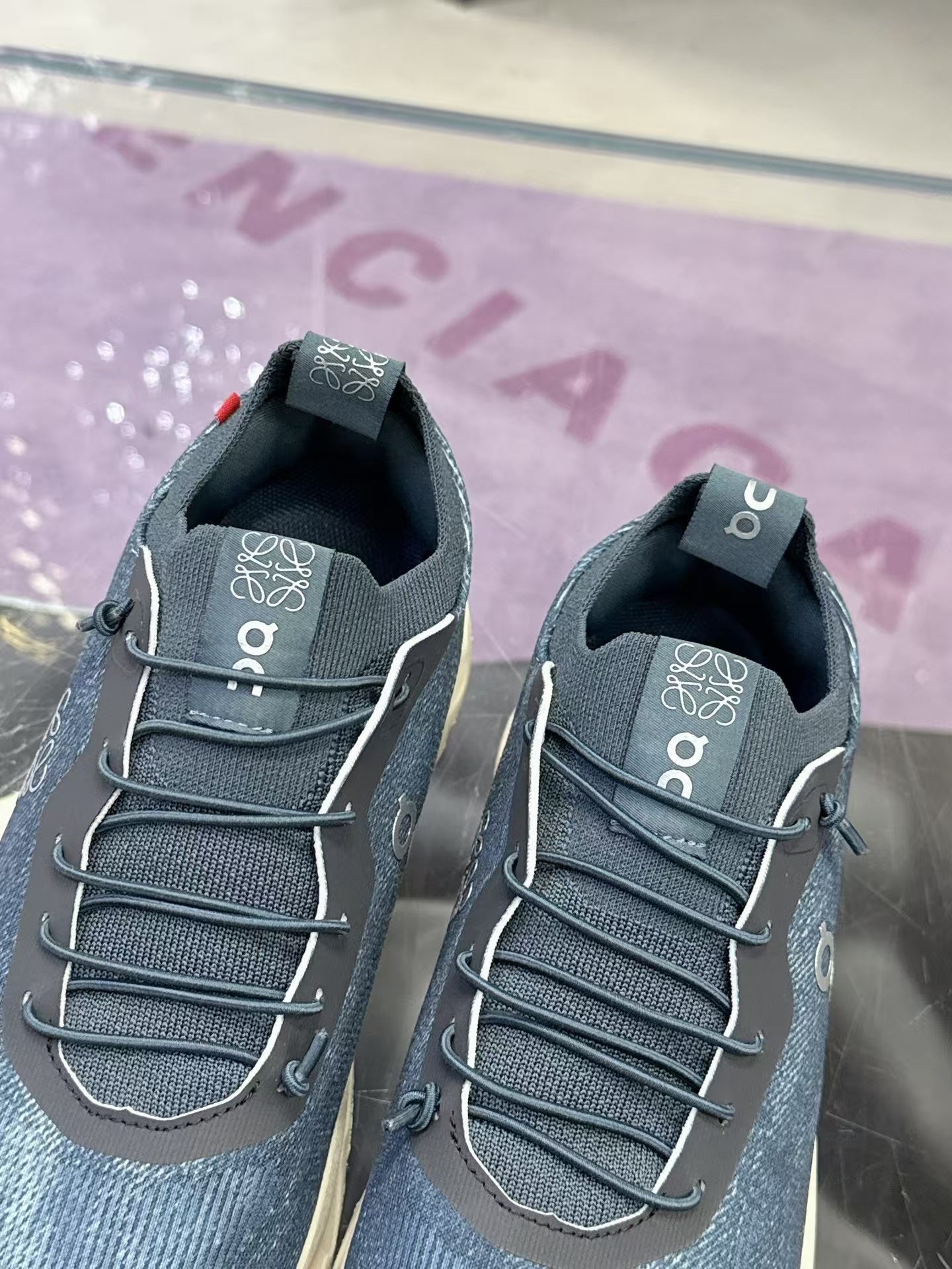 LOEWE On CloudTilt Sneakers in Denim Blue | Comfort Runner