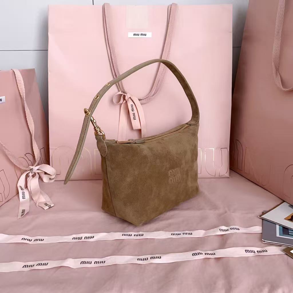 Miumiu Fur Leather Mini Bag