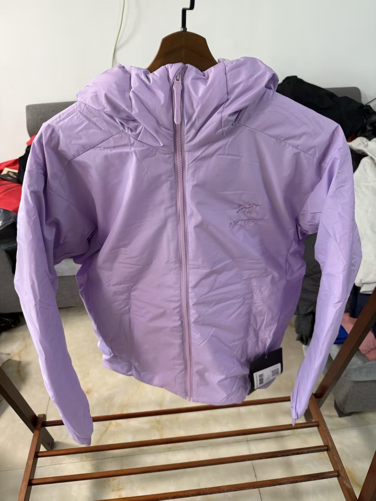 Arc'teryx Atom LT Hoody in Lavender Purple - Lightweight Synthetic Insulated Jacket for Outdoor