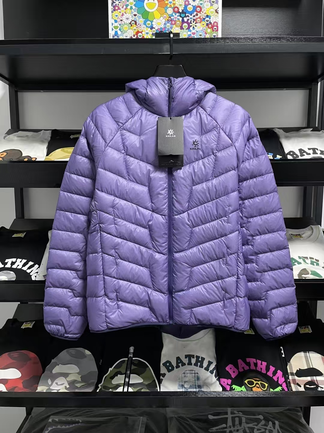 KAILAS GT ZERO Ultralight GORE-TEX® Hooded Down Jacket in Aurora Purple