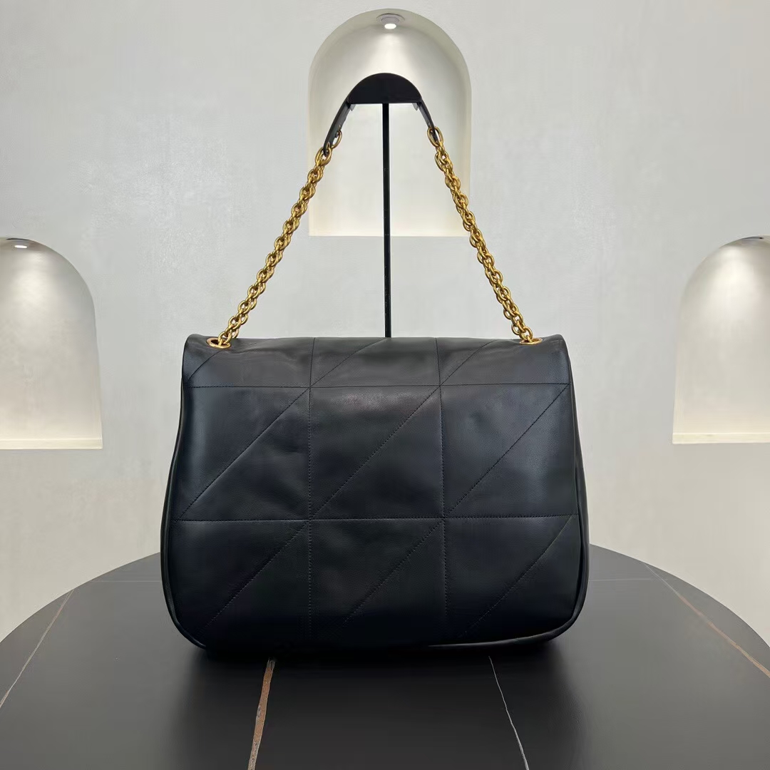 Saint Laurent Jamie 4.3 Large Sheepskin Handbag in Black