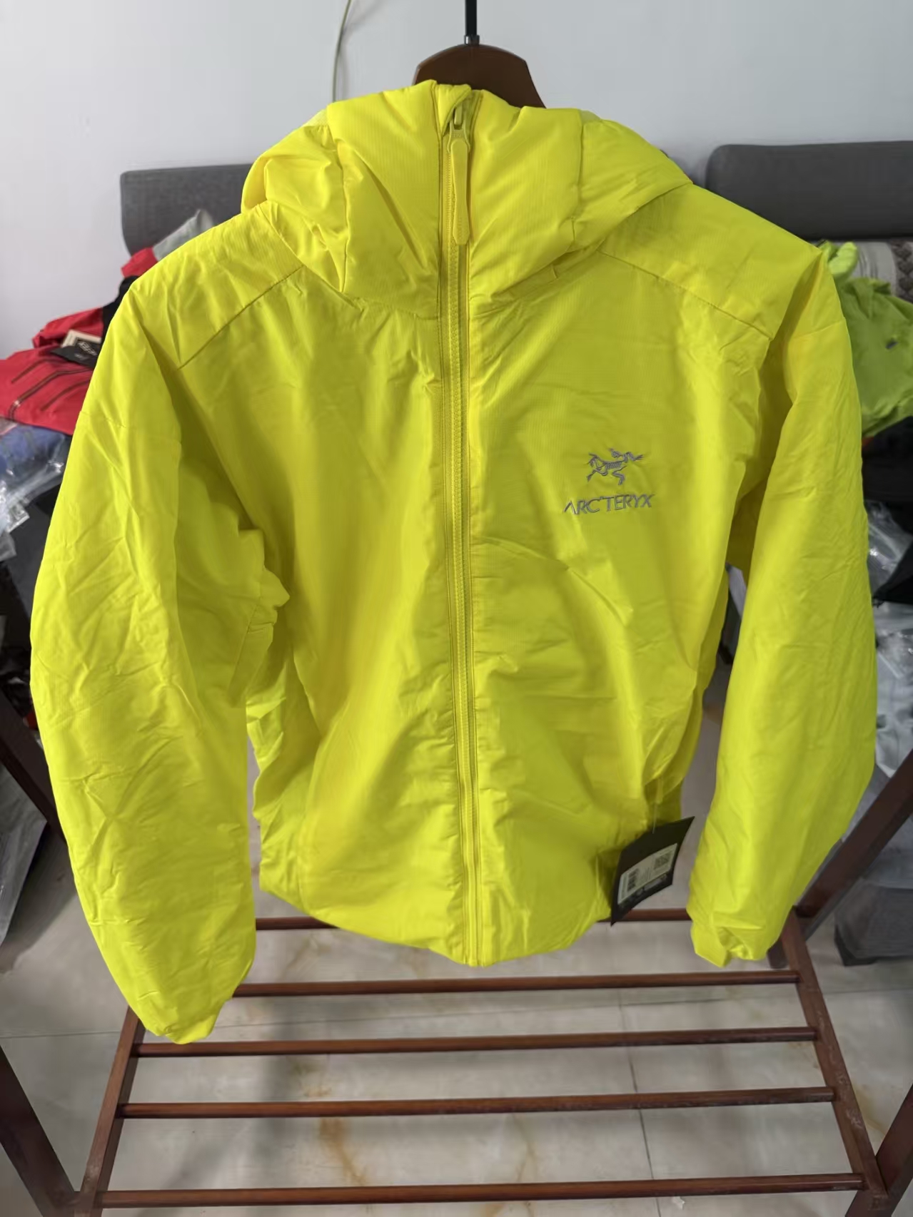 Arc'teryx Atom LT Hoody in Solar Yellow - Lightweight Synthetic Insulated Jacket for Outdoor
