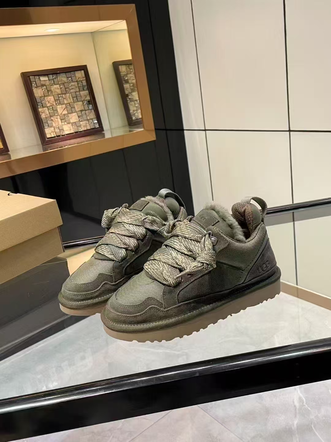 UGG Women's Brown Platform Sneakers