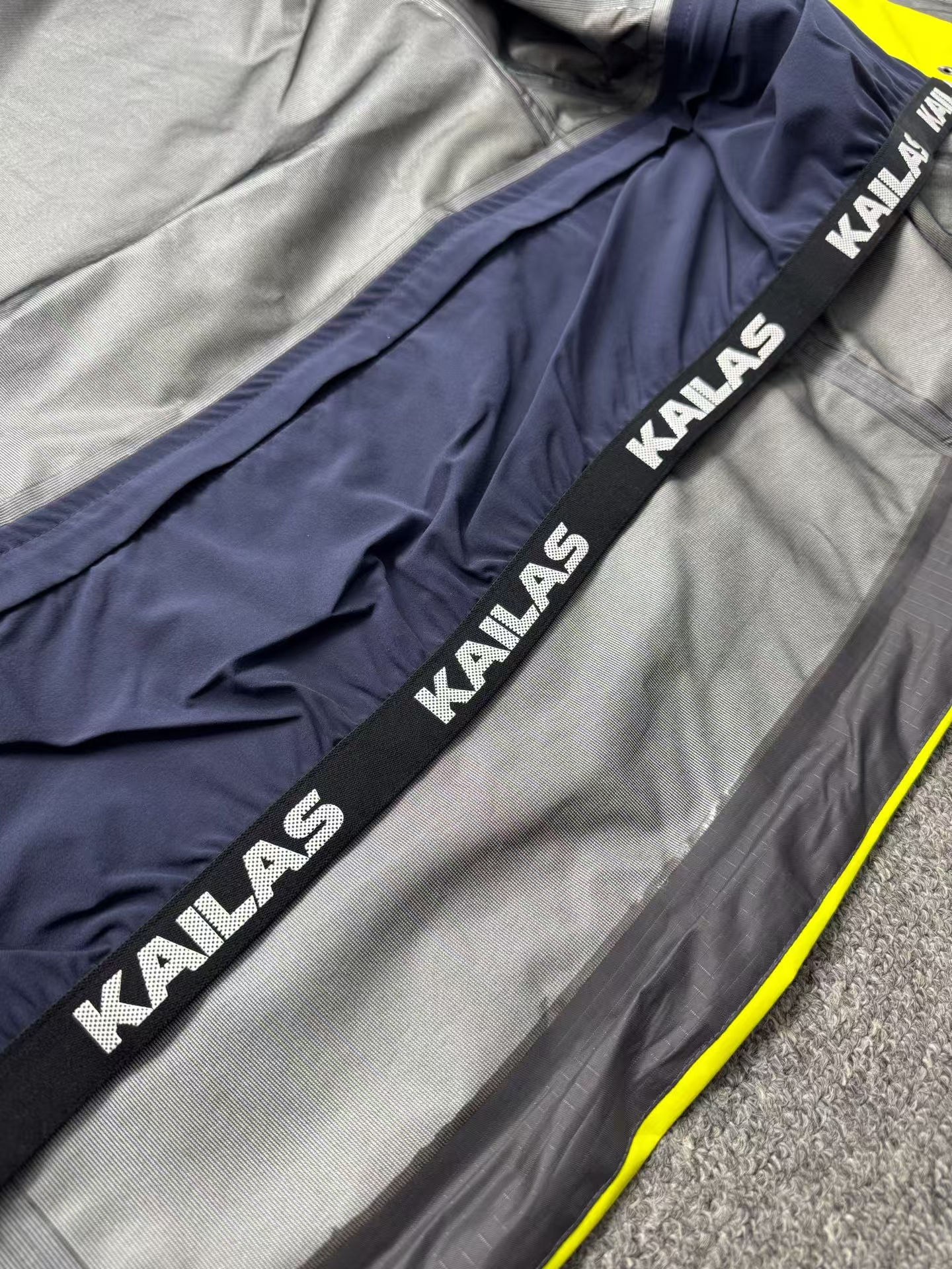 KAILAS MONT-X GORE-TEX® Pro Waterproof Jacket for Mountaineering in Solar Yellow