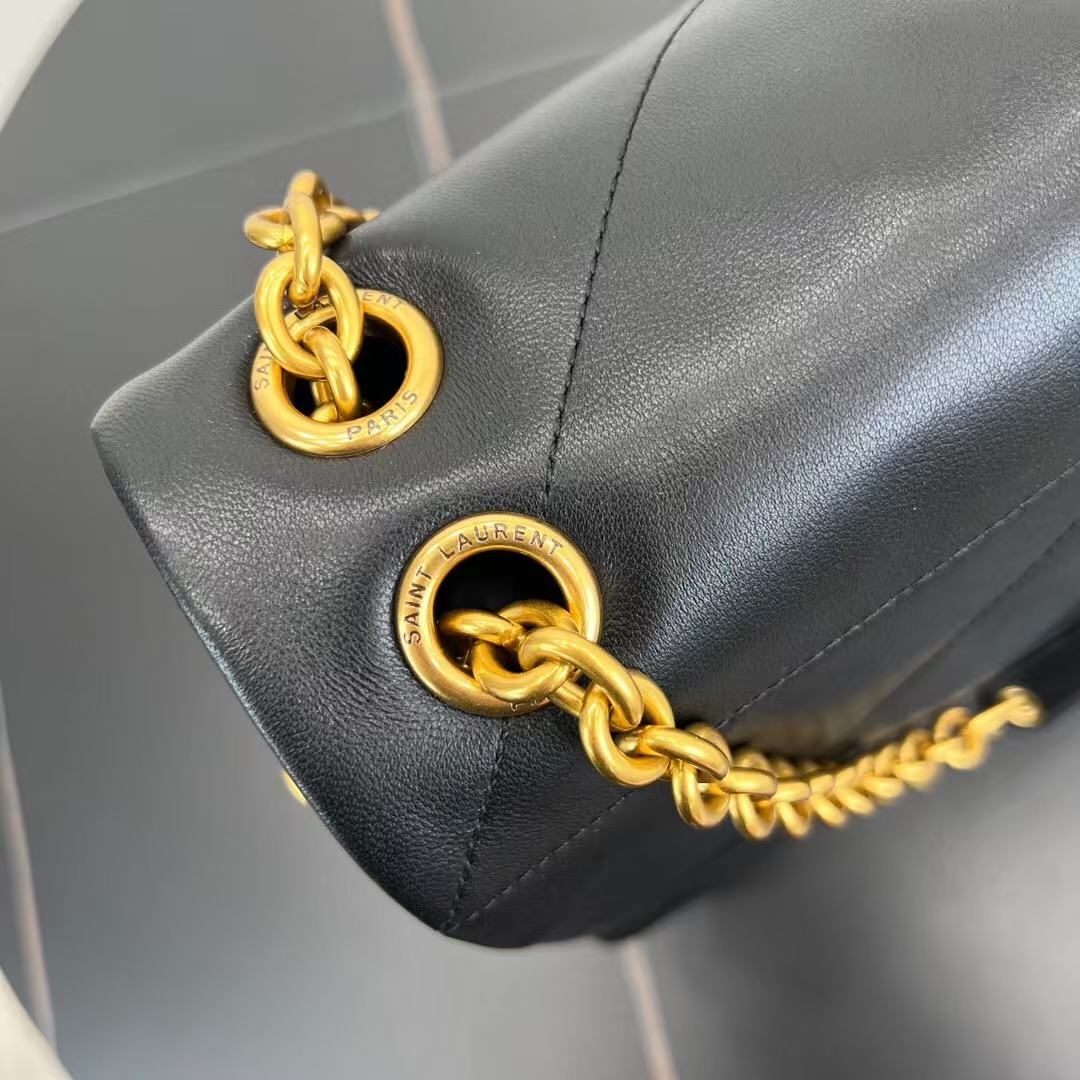 Saint Laurent Jamie 4.3 Large Sheepskin Handbag in Black