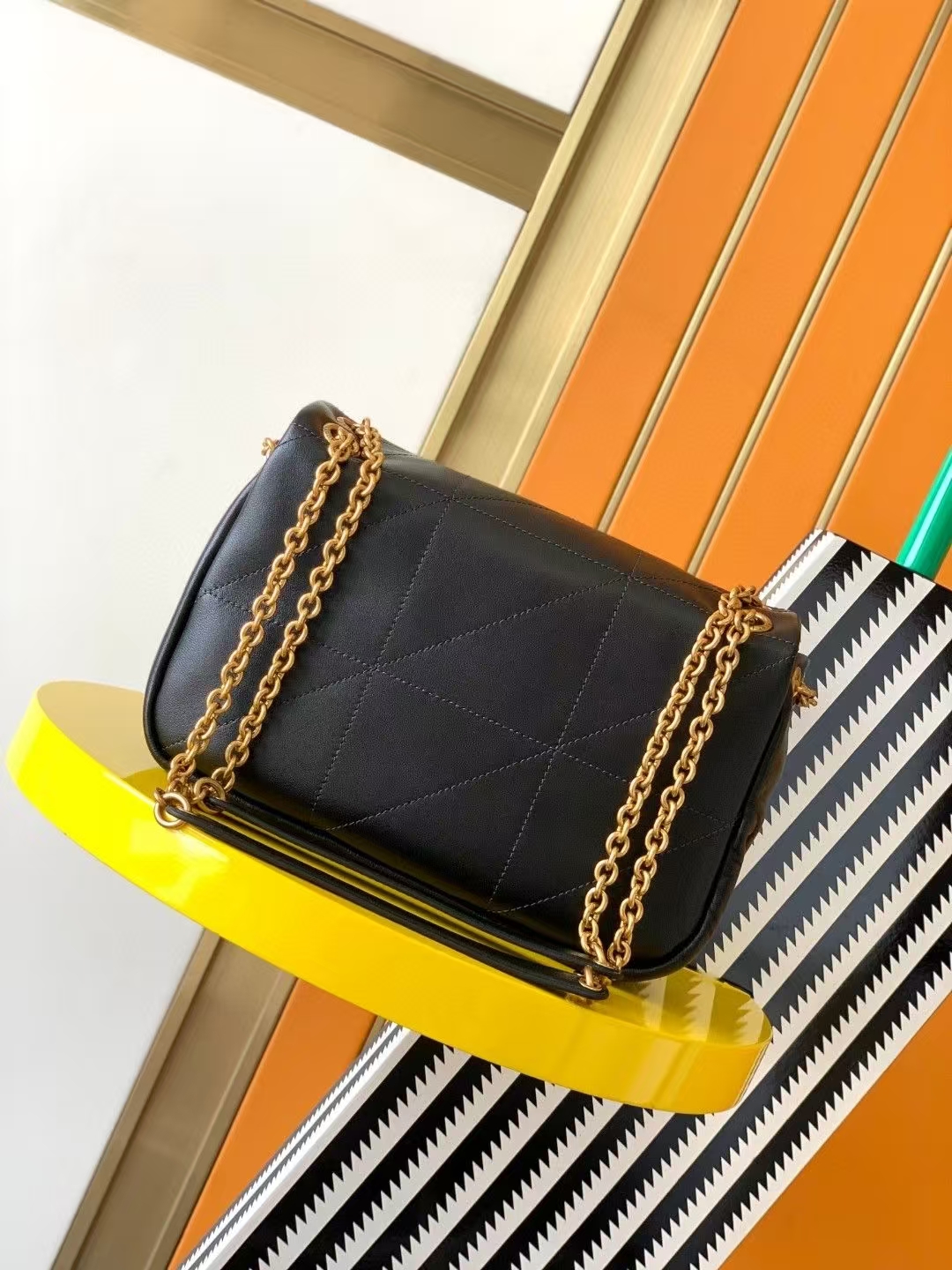 Saint Laurent Jamie 4.3 Medium Sheepskin Bag in Black