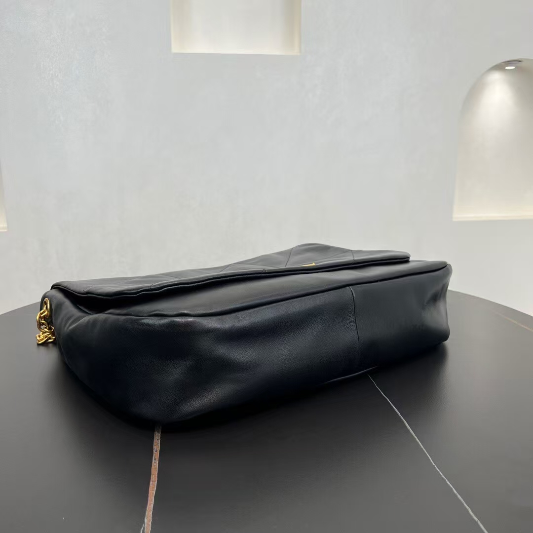 Saint Laurent Jamie 4.3 Large Sheepskin Handbag in Black