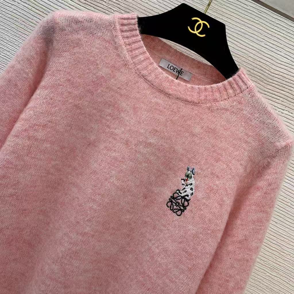 Loewe wool sweater in pink