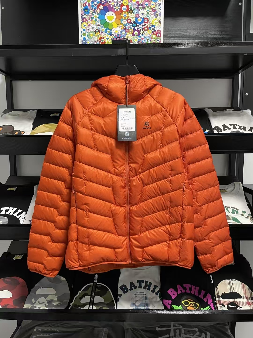 KAILAS GT ZERO Ultralight GORE-TEX® Hooded Down Jacket - High-Visibility Orange