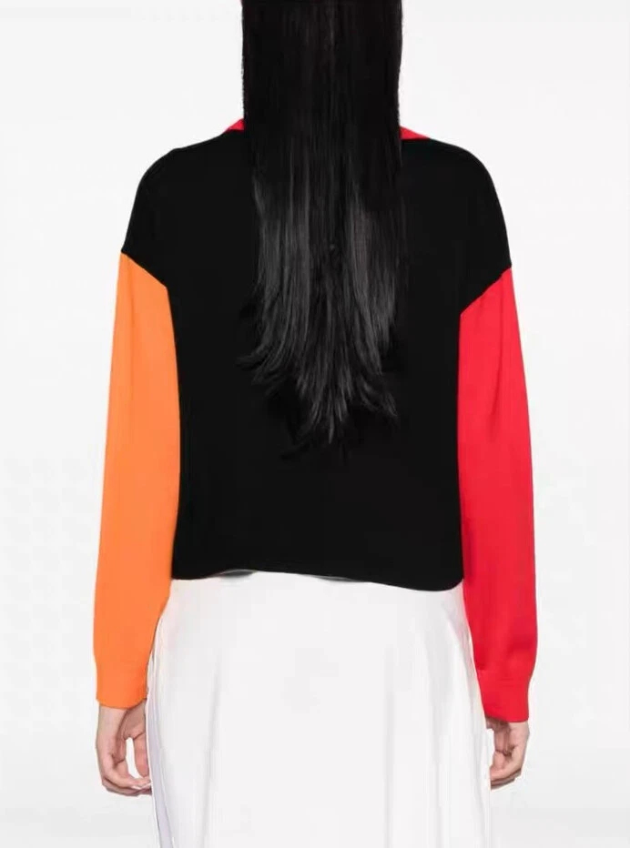 AUTH Women Alice + Olivia Wool Blend Floral Pullover Sweater