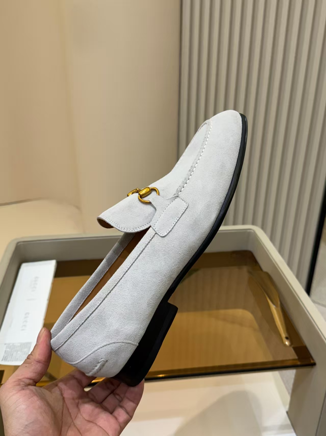 Gucci Cream Suede Horsebit Loafers | Luxury Summer & Spring Slip-Ons