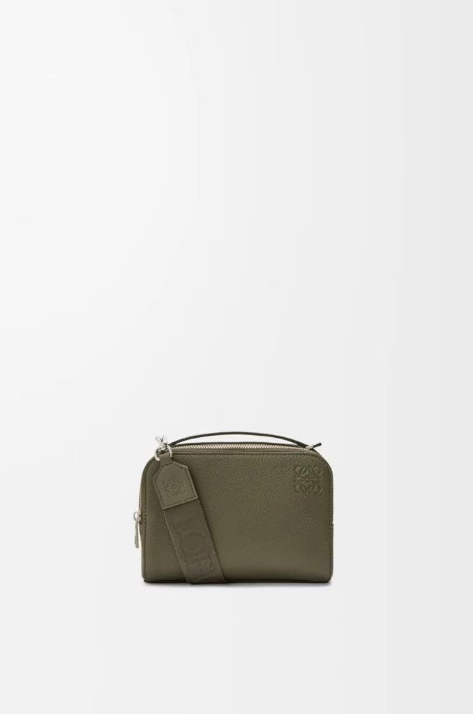 LOEWE Mini Soft Grain Leather Camera Crossbody Bag