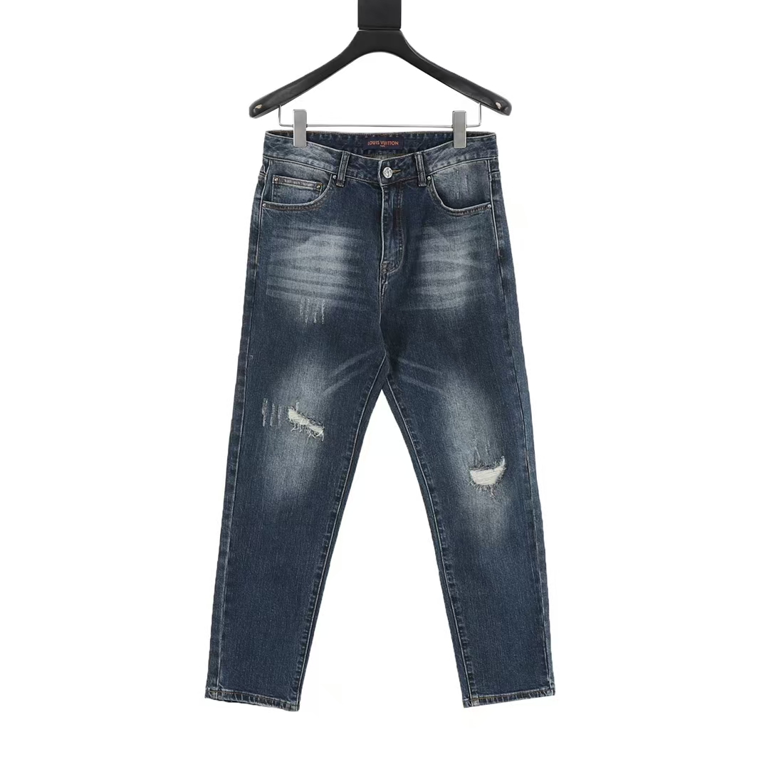 Louis Vuitton back clover logo jeans