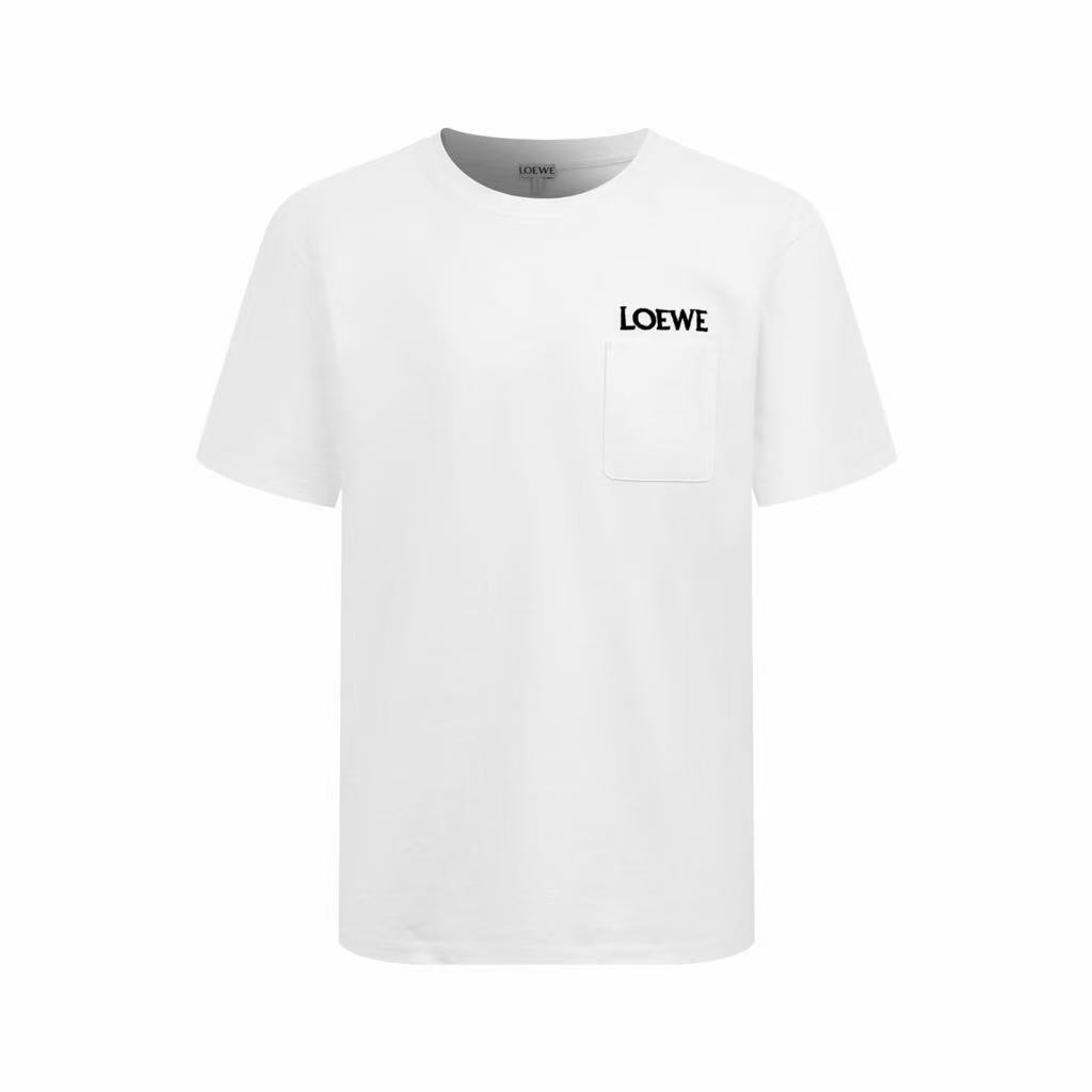 LOEWE Cotton Loose Fit T-Shirt white