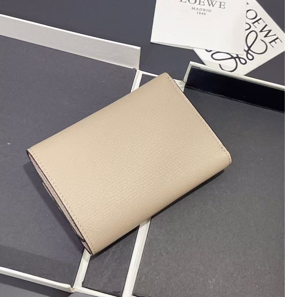 LOEWE Small Pebble Pattern Cowhide Anagram Vertical Style Wallet