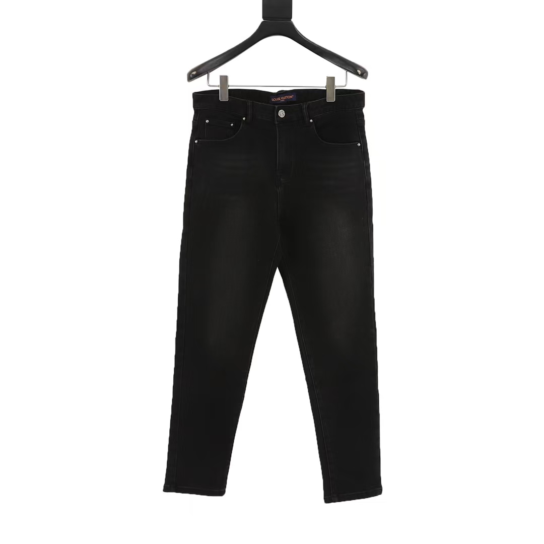 Louis Vuitton Western-Style Embroidered Back Pocket Jeans