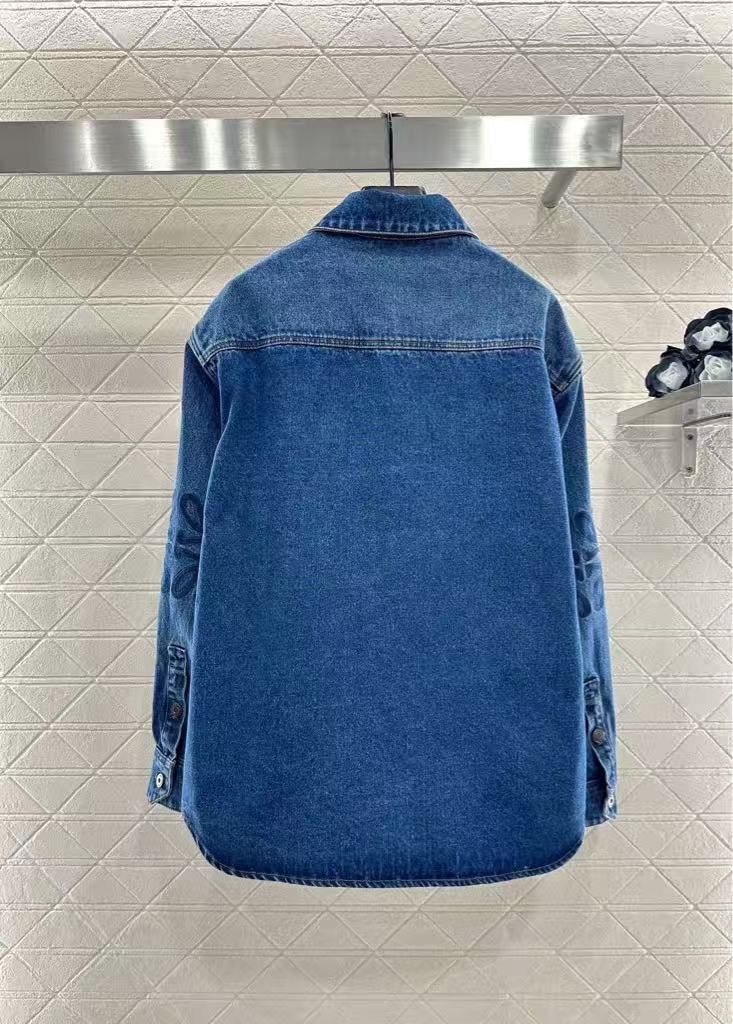 LOEWE Tannin Cloth Anagram Coat-Shirt