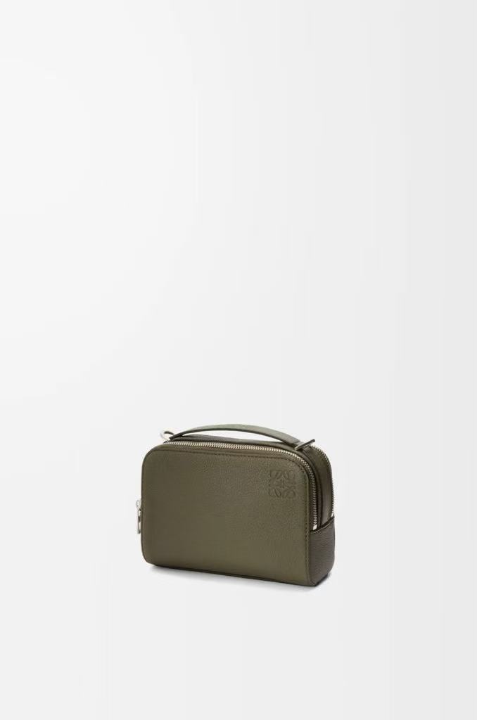 LOEWE Mini Soft Grain Leather Camera Crossbody Bag