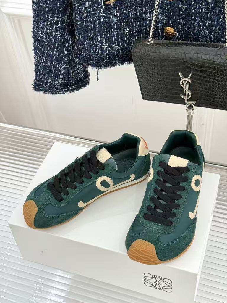 LOEWE Nylon and Cowhide Ballet Runner 2.0 Women's Sport Shoes