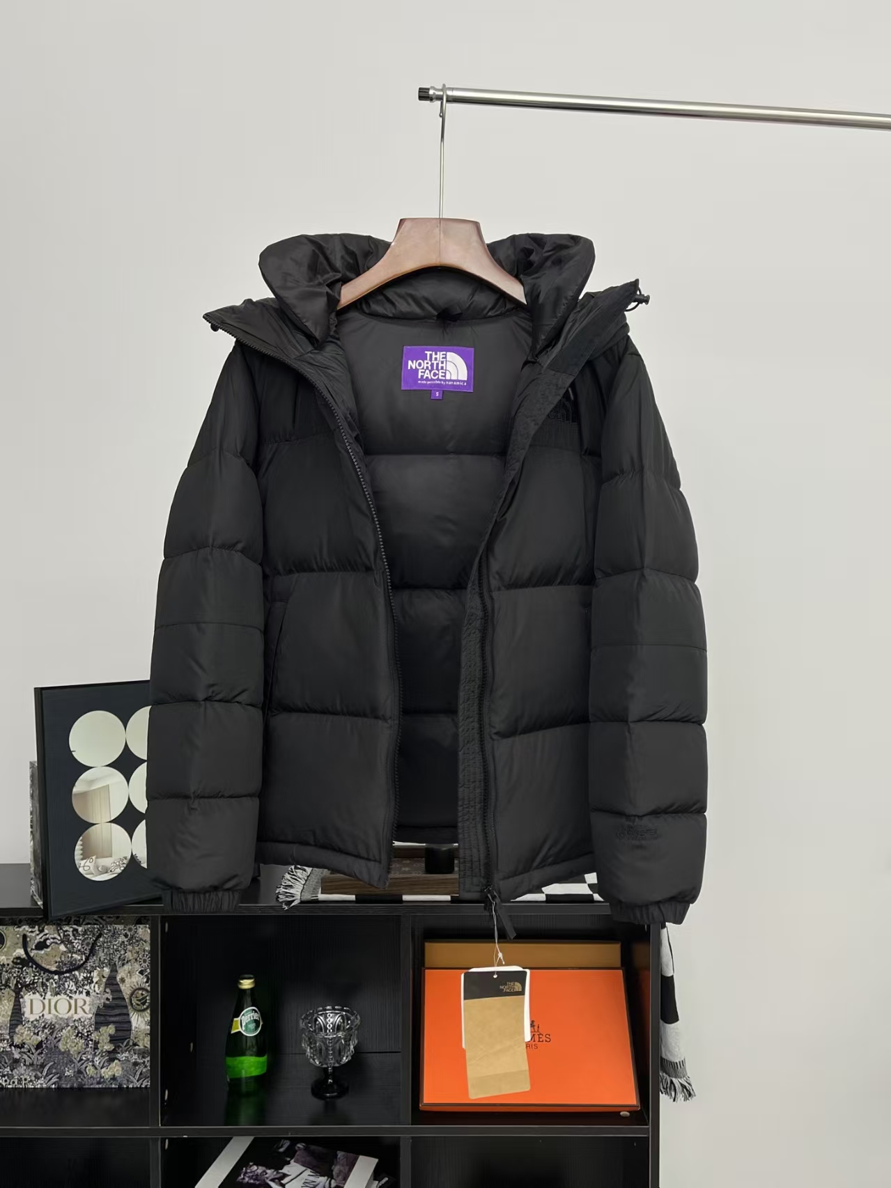 The North Face 22F-WS Nuptse Hoodie Hoodie Down Jacket Black