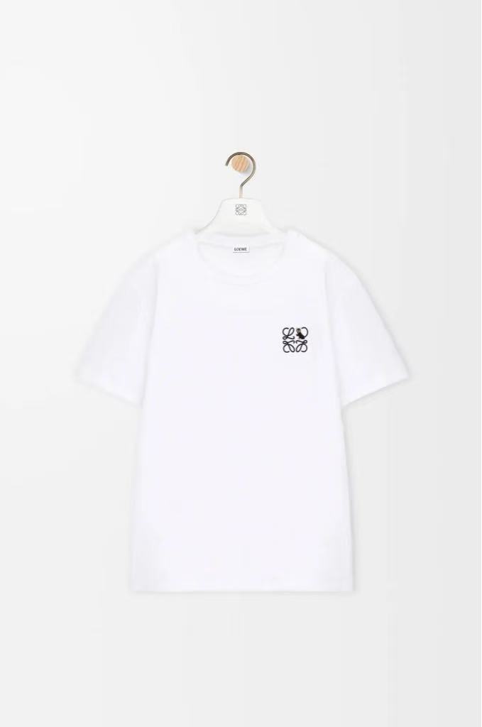 LOEWE Loose-fitting cotton T-shirt in white