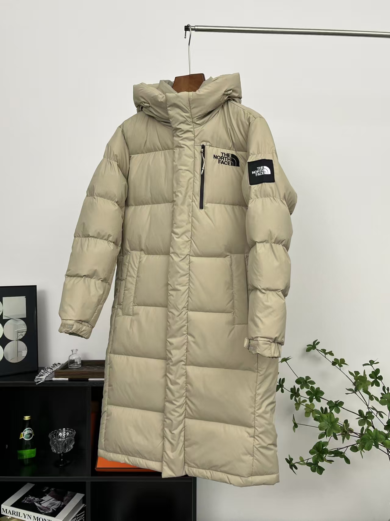 The North Face Longline Goose Down Parka in Khaki - Cold Weather Insulated Winter Coat