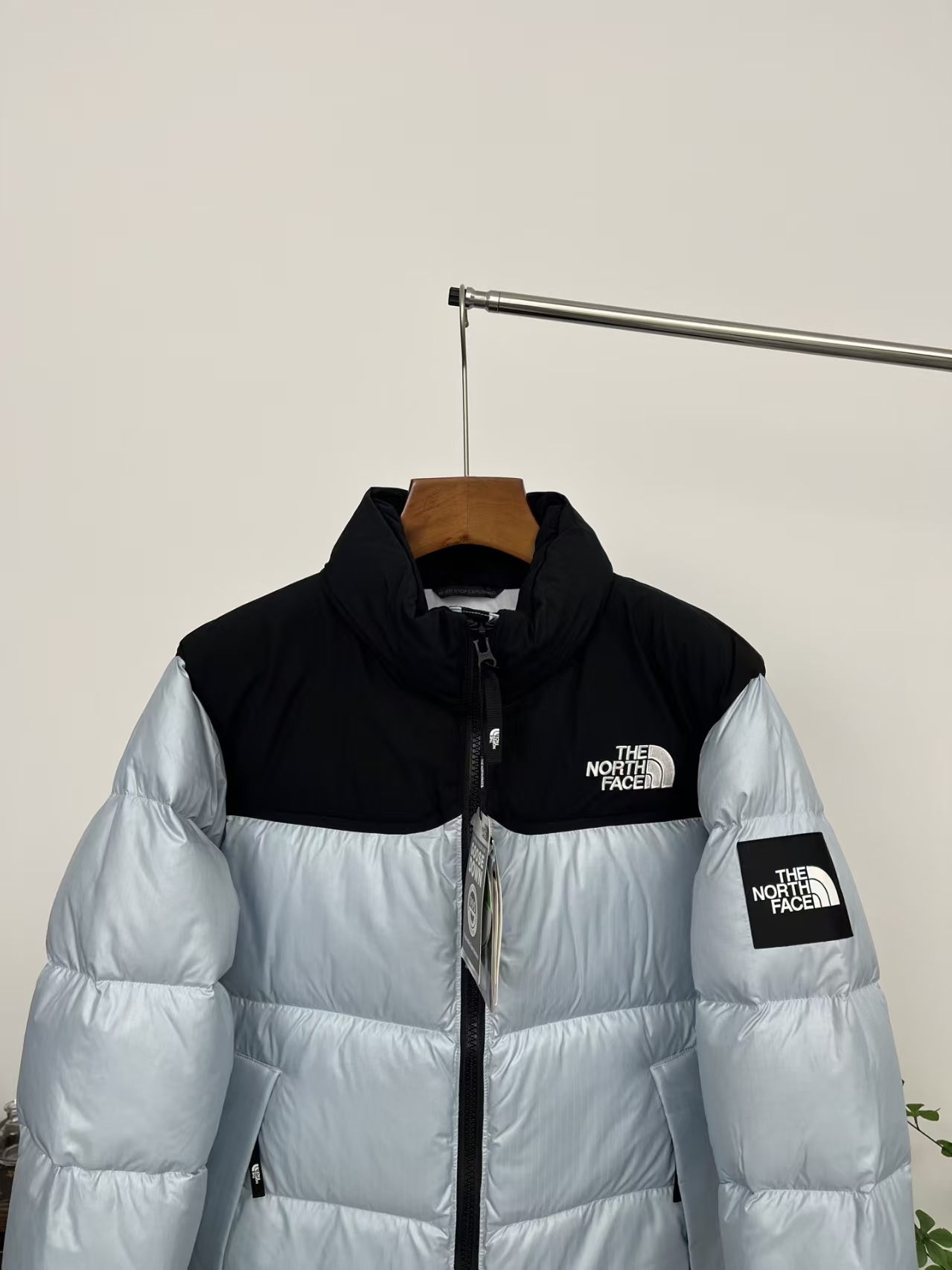 The North Face 22F-WS Nuptse Hoodie Hoodie Down Jacket Dark Grey