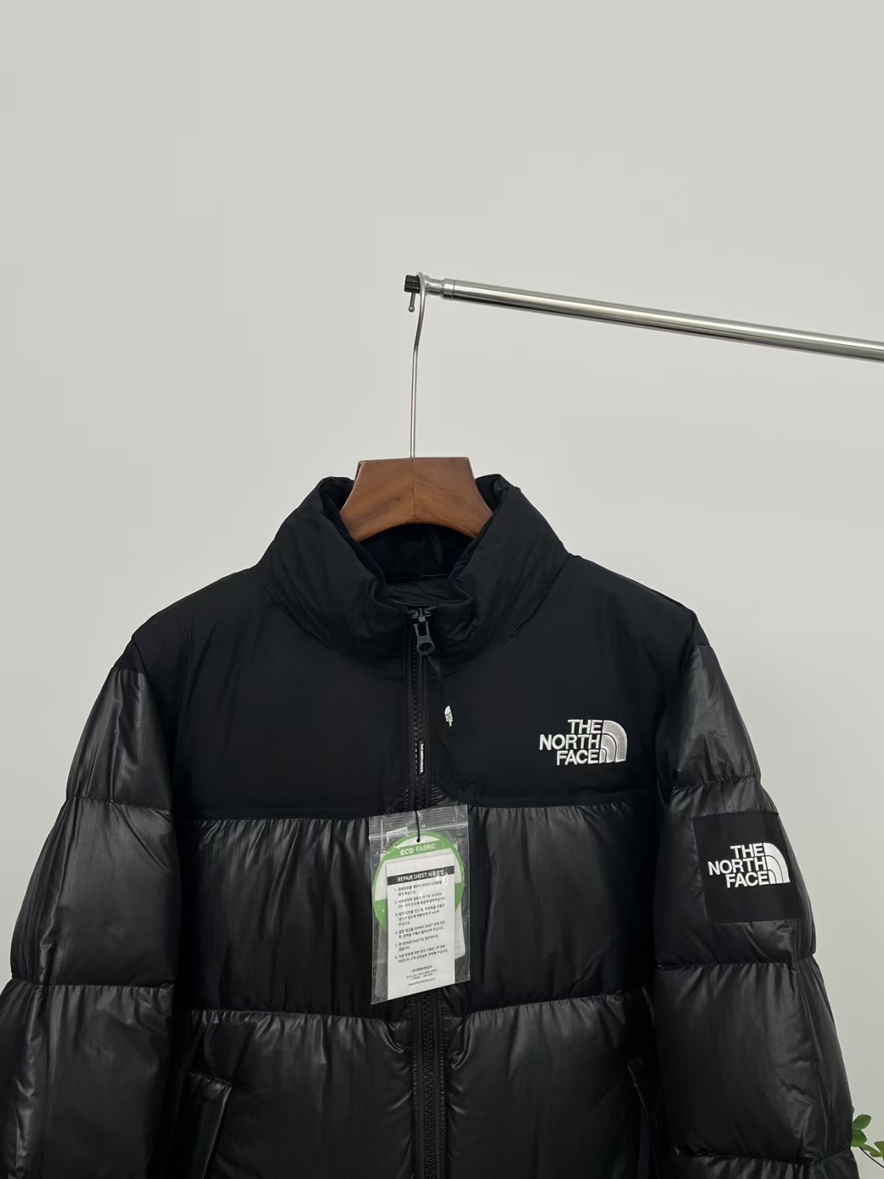 The North Face 22F-WS Nuptse Hoodie Hoodie Down Jacket Grass Green