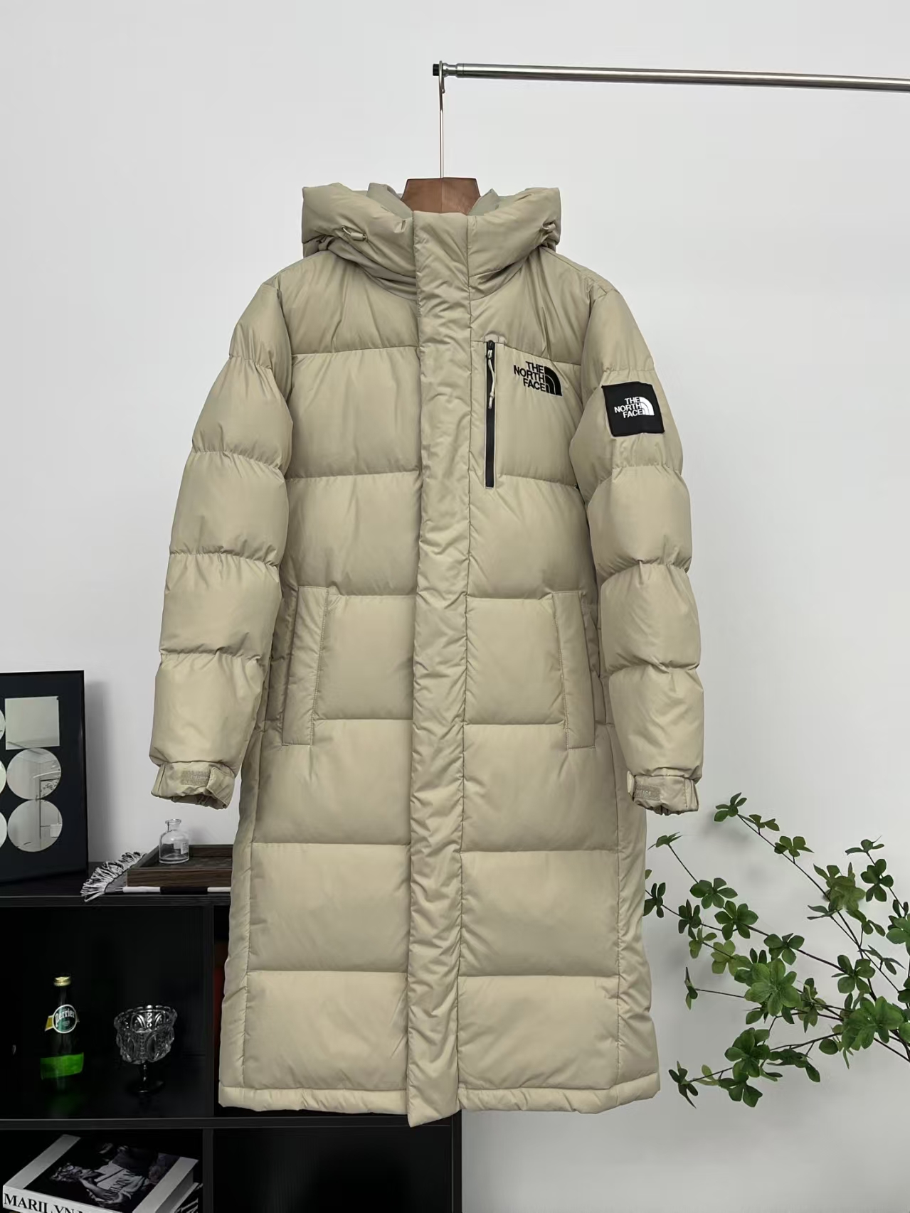 The North Face Longline Goose Down Parka in Khaki - Cold Weather Insulated Winter Coat