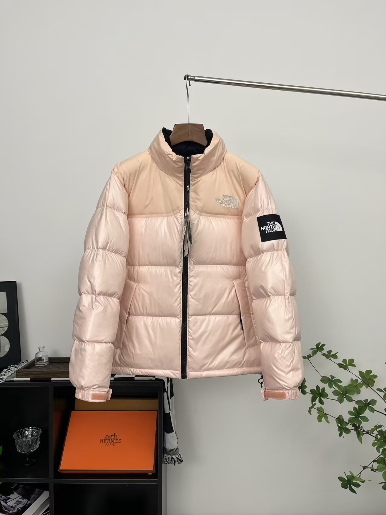 The North Face 22F-WS Nuptse Hoodie Hoodie Down Jacket Pink