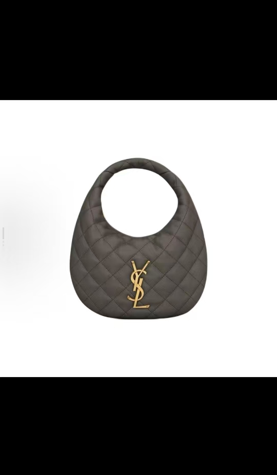 Saint Laurent Icarino Quilted Nappa Leather Handbag in Urban Gray