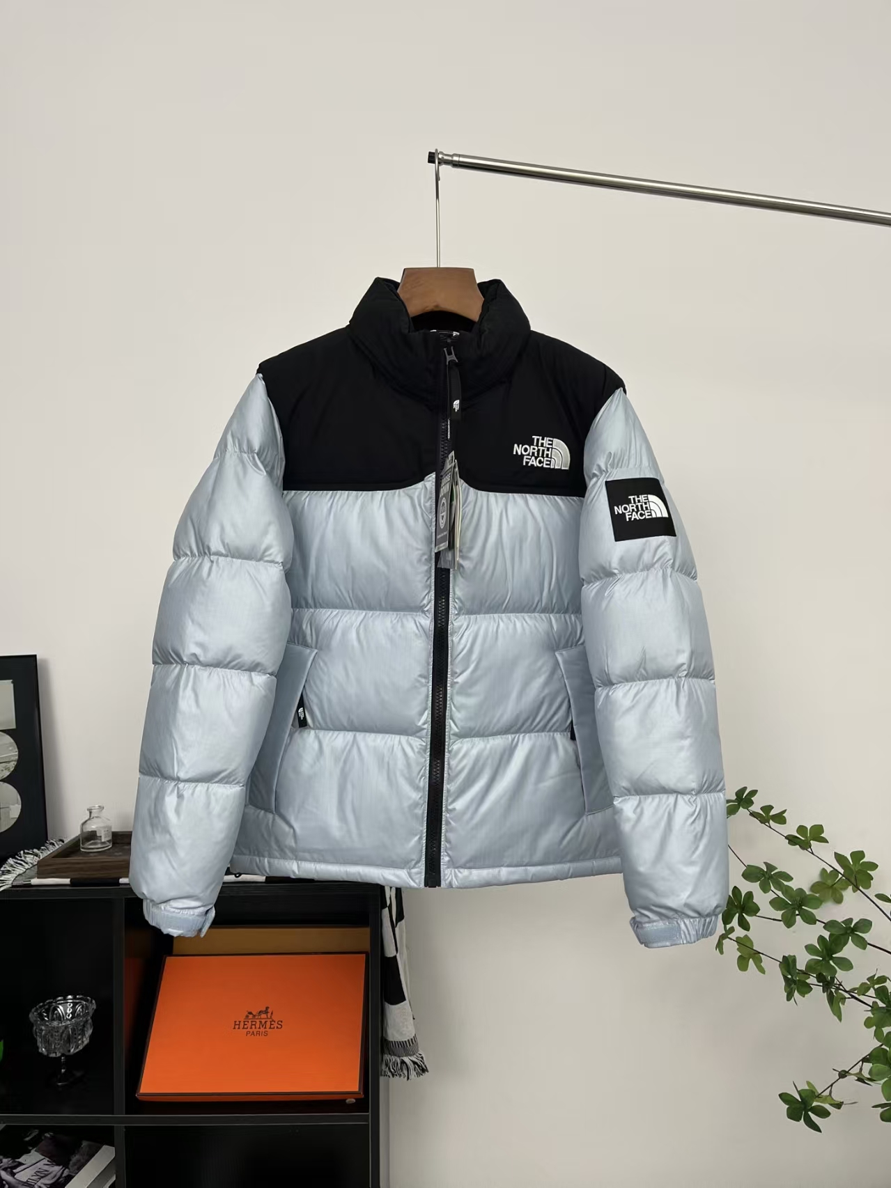 The North Face 22F-WS Nuptse Hoodie Hoodie Down Jacket, Ether Blue