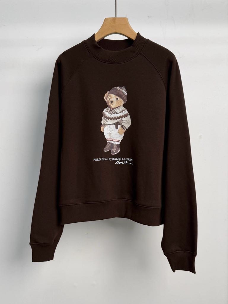 Polo Bear Loose Version Fluffy Fabric Round-neck T-shirt Polo Ralph Lauren