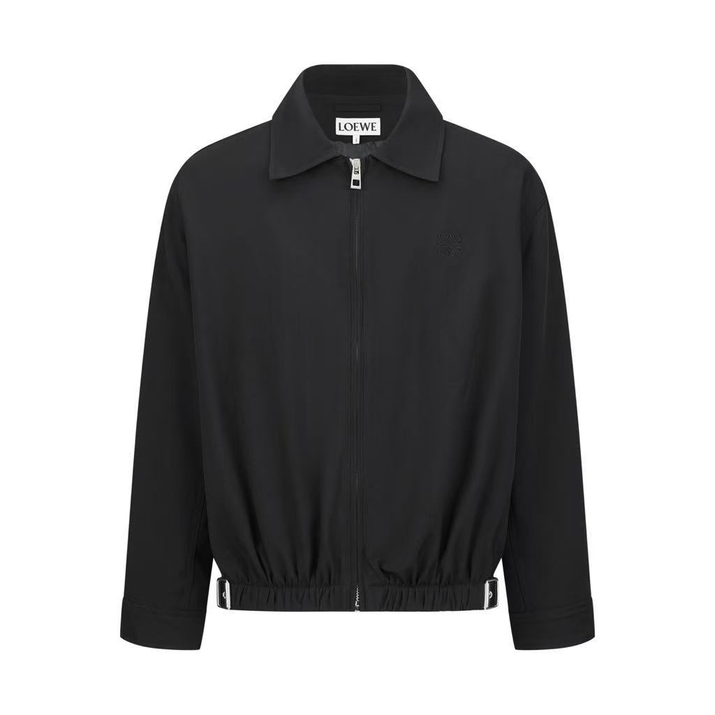 LOEWE leather label elastic waist workwear