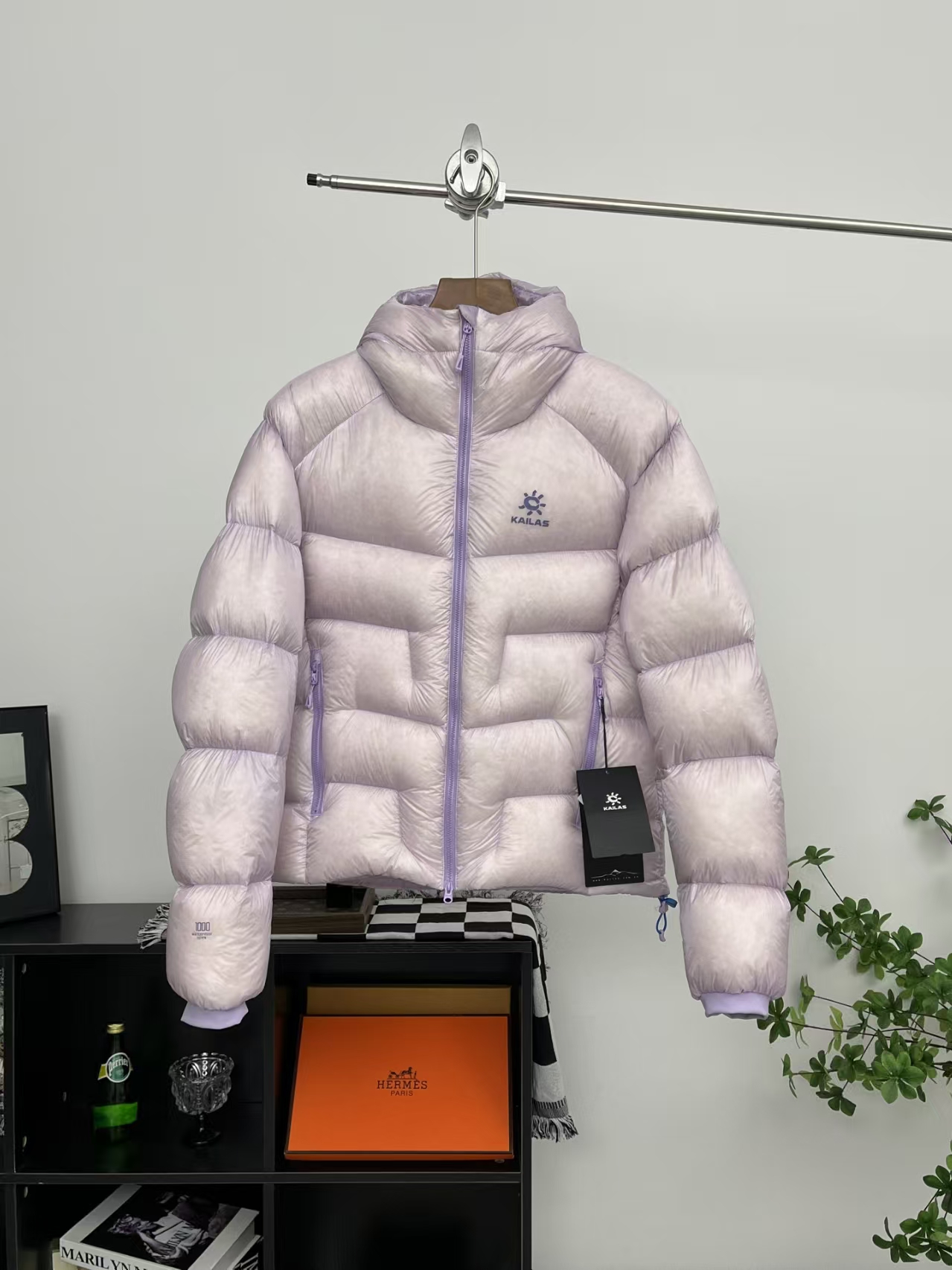 Kailas 5000GT Windproof Expedition Hooded Down Jacket in Snow Jade Pink | Professional Mountaineering Parka