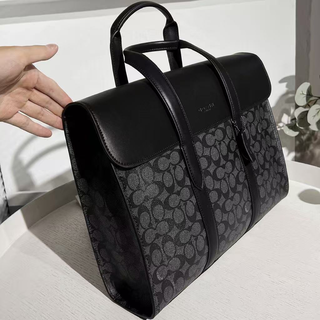 Classic Logo GOTHAM Briefcase Coach